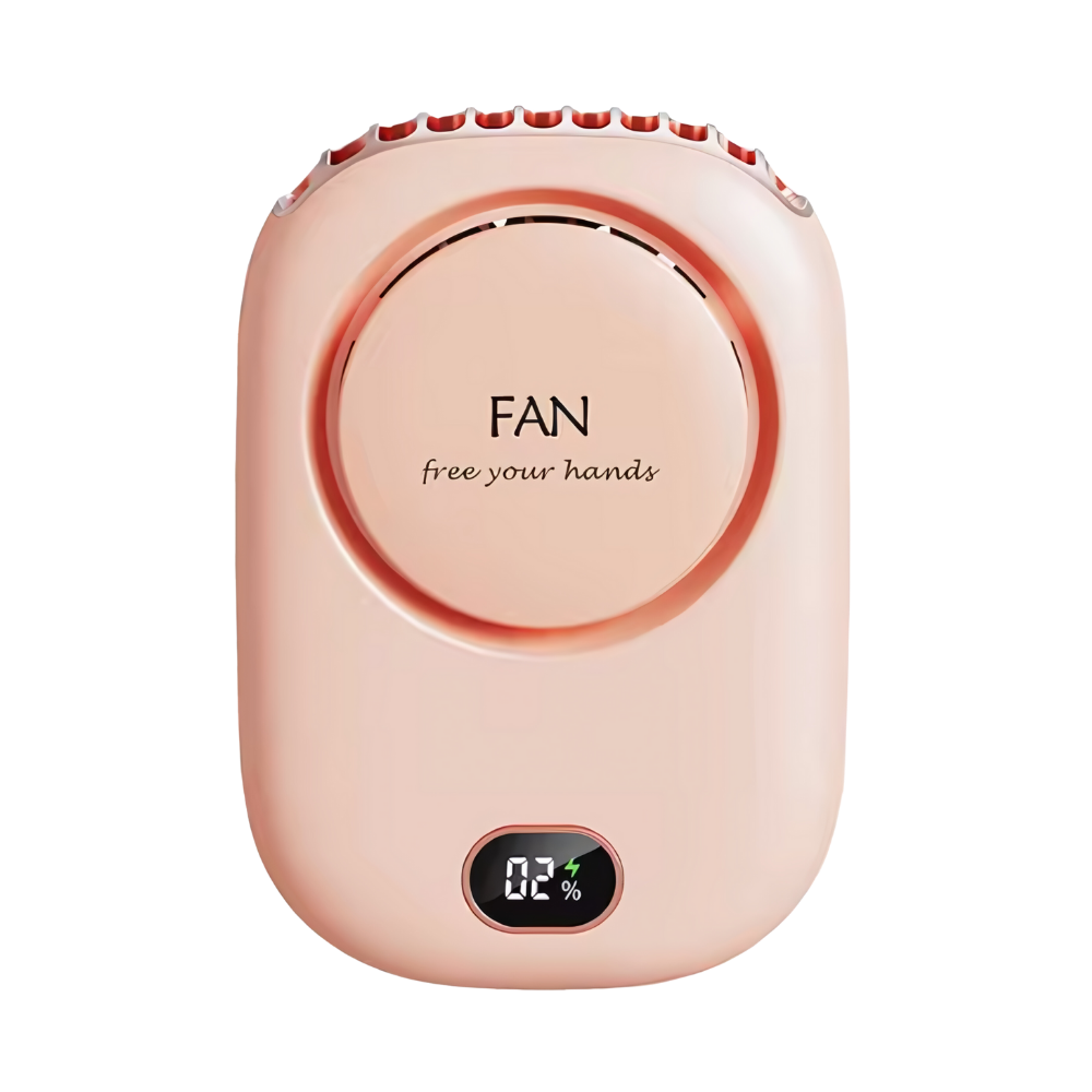 Ventilateur de cou portable sans pales -Rose - Ozerty