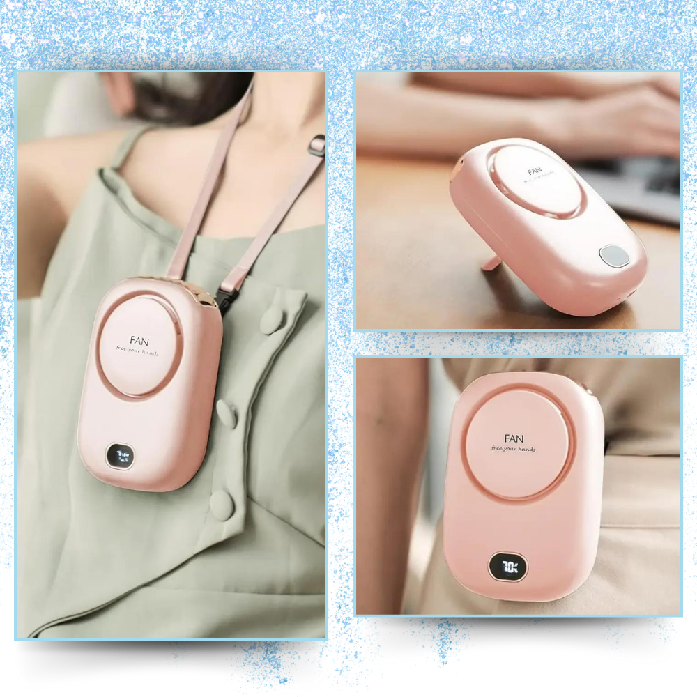 Ventilateur de cou portable sans pales - Ozerty