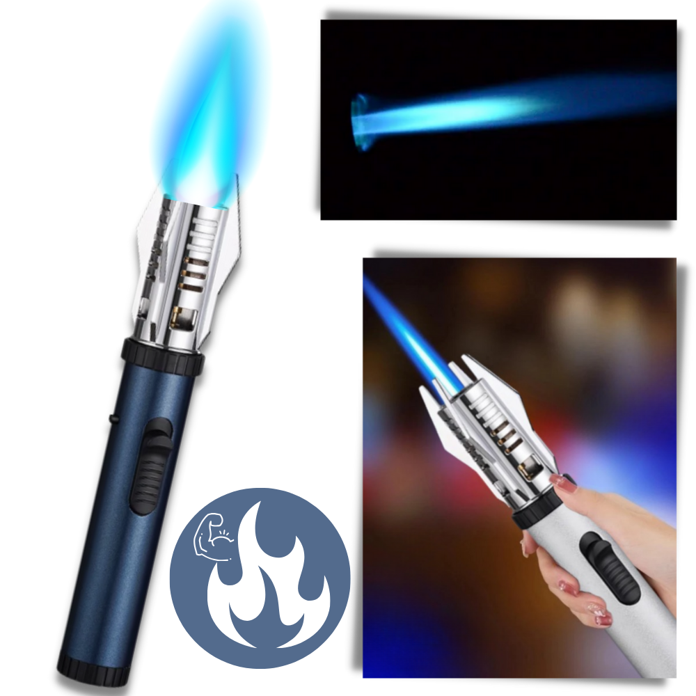 Briquet coupe-vent flamme bleue
 - Ozerty
