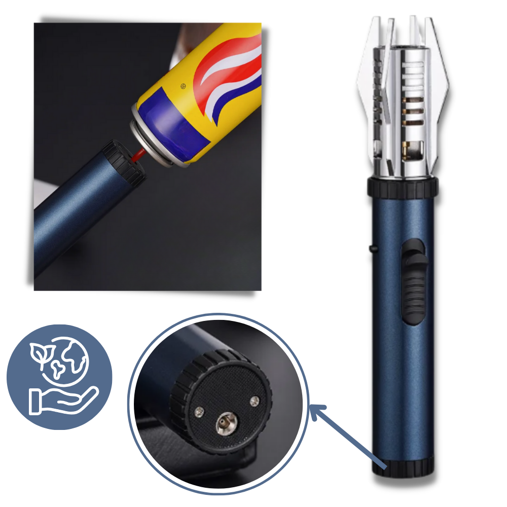 Briquet coupe-vent flamme bleue
 - Ozerty