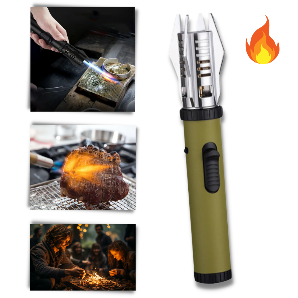 Briquet coupe-vent flamme bleue
 - Ozerty