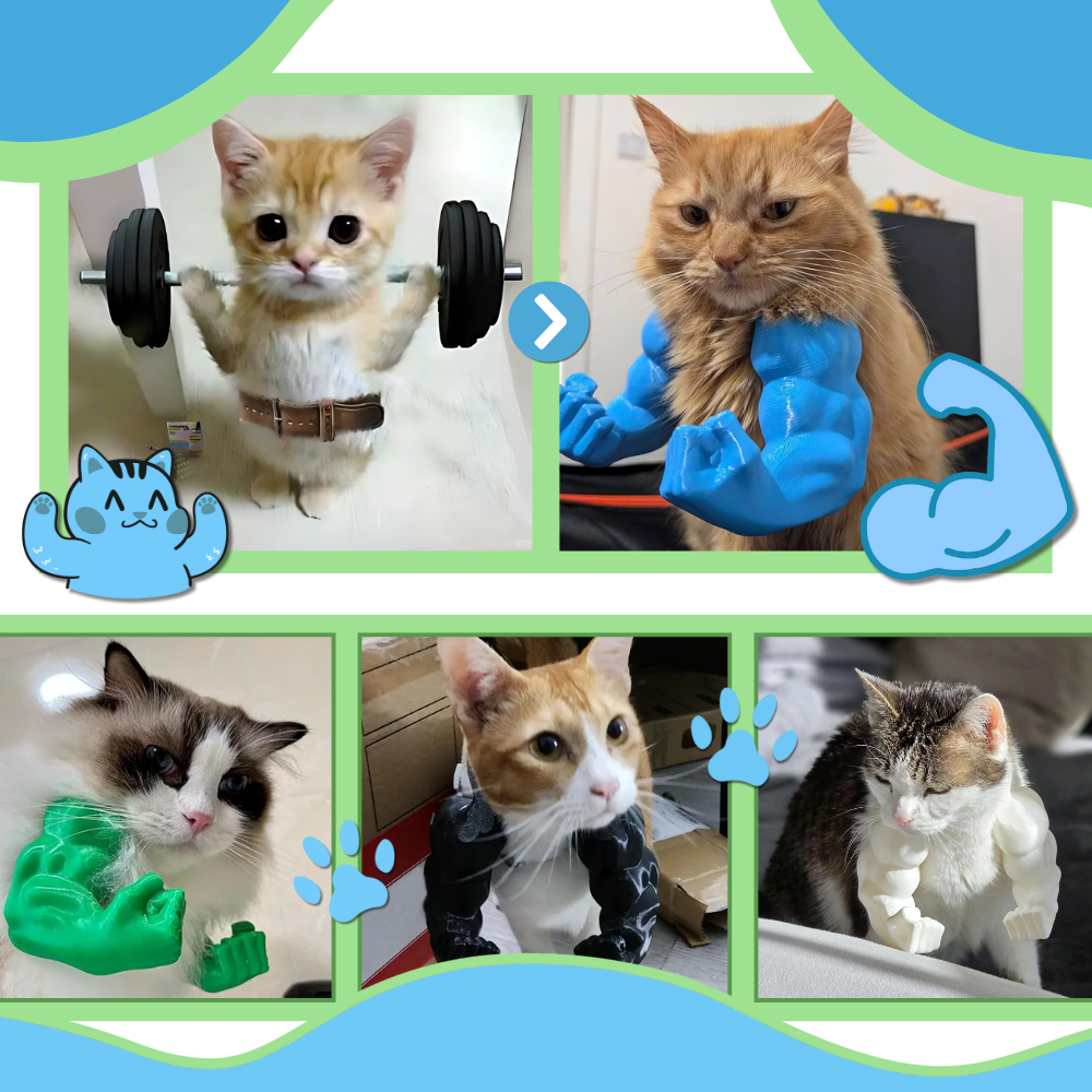 Costume pour chat bras de bodybuilder - Ozerty