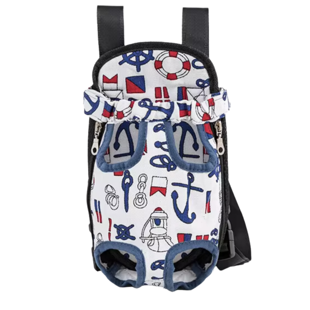 Sacs de transport respirants pour chats et chiens -Toile corsaire - Ozerty