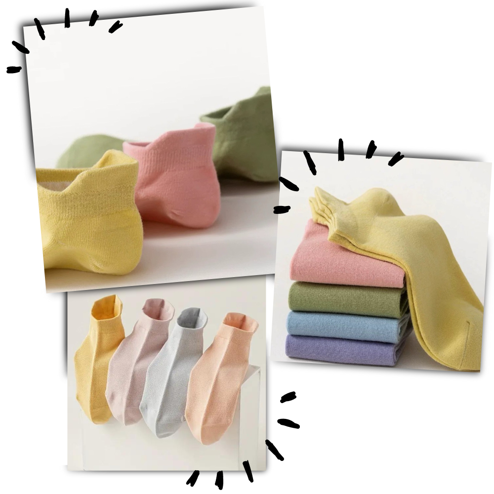 Soquettes respirantes en coton doux
- Ozerty