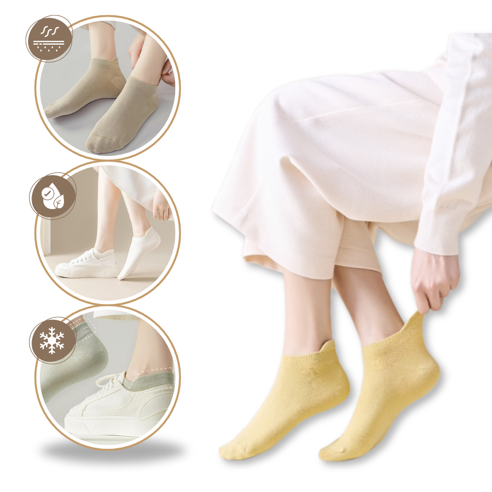 Soquettes respirantes en coton doux
- Ozerty