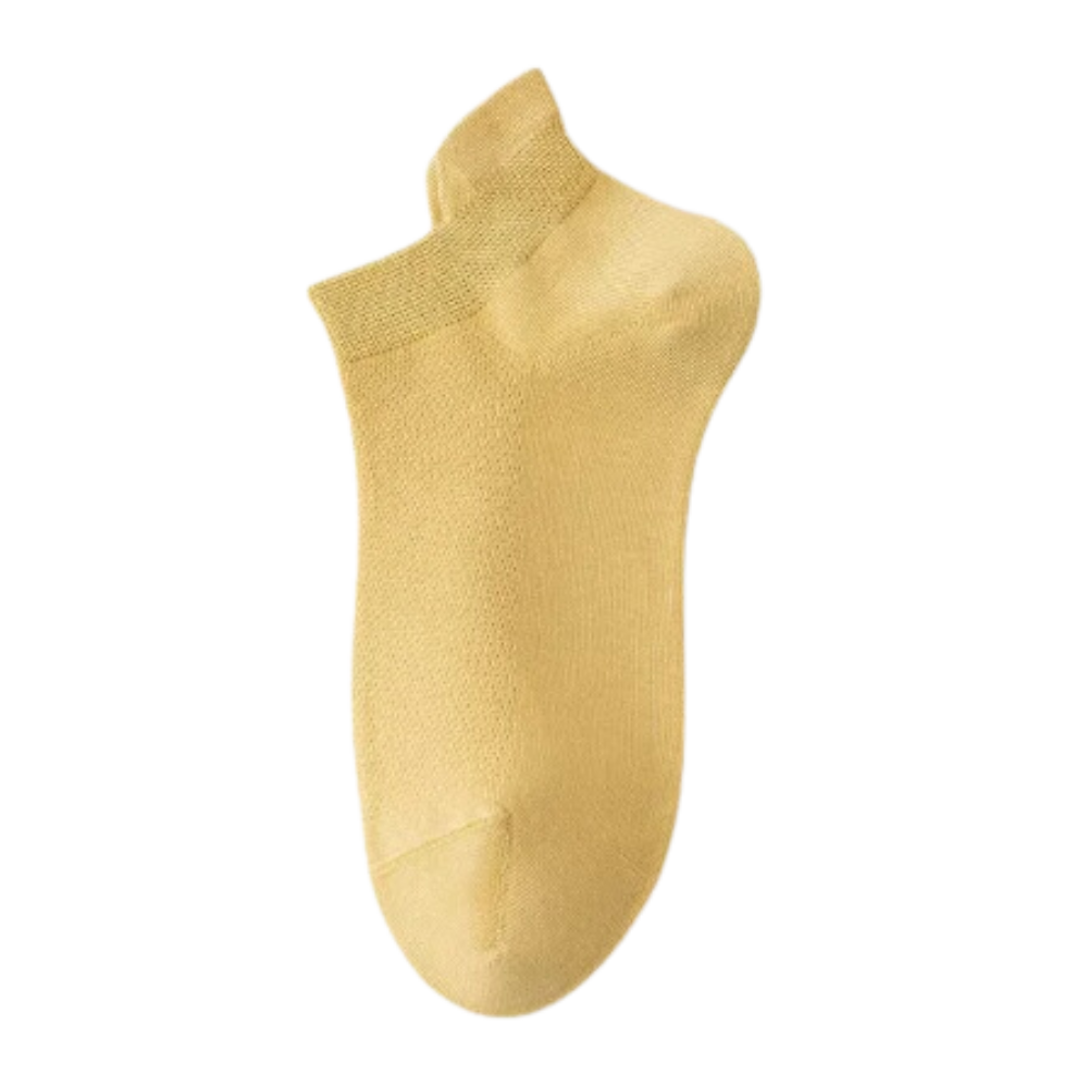 Soquettes respirantes en coton doux
-Jaune lait/EU35-40/UK4-6/US5-7 - Ozerty