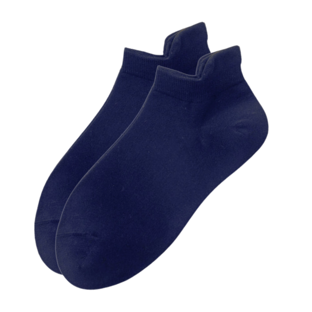 Soquettes respirantes à évacuation d'humidité pour homme
-Bleu foncé/EU39-44/US5-9/UK4-8 - Ozerty
