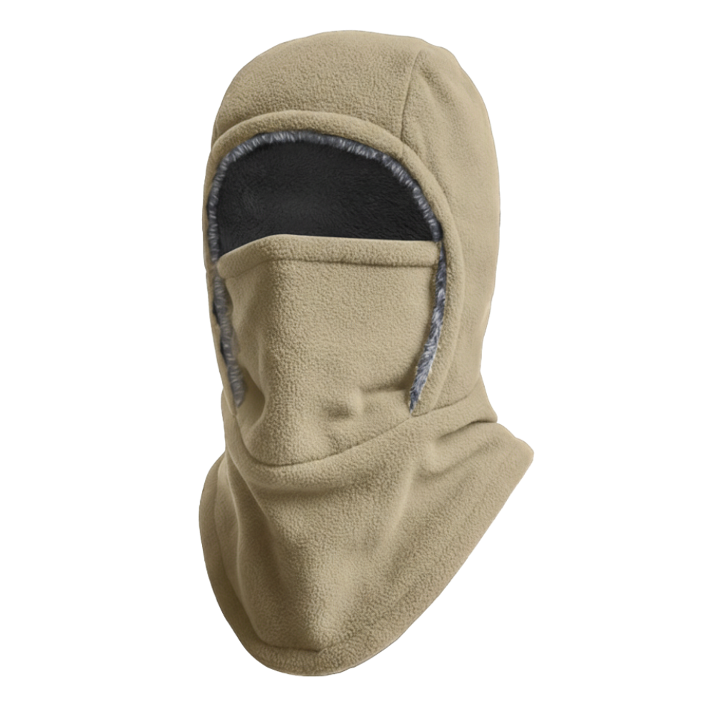 Cagoule intégrale de ski coupe-vent -Beige - Ozerty