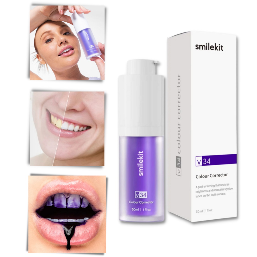 Dentifrice violet éclaircissant
 - Ozerty