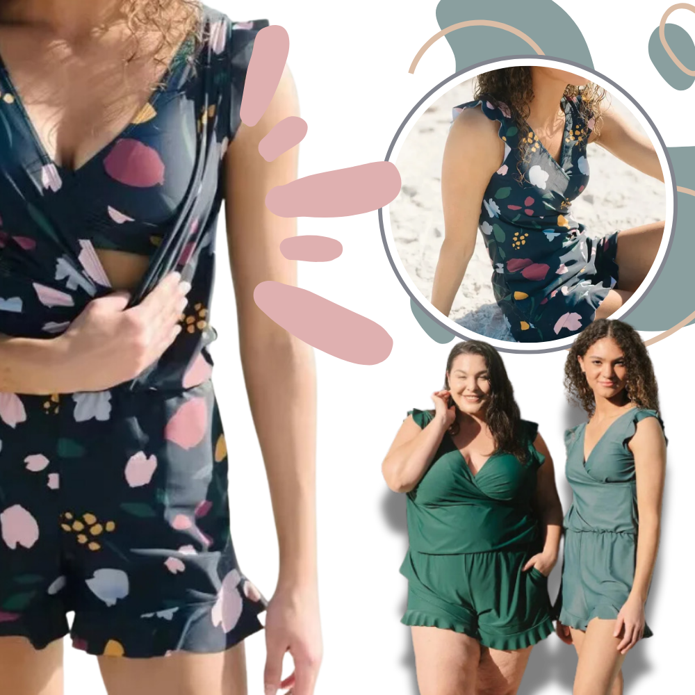 Robe de bain avec soutien-gorge intégré - Ozerty