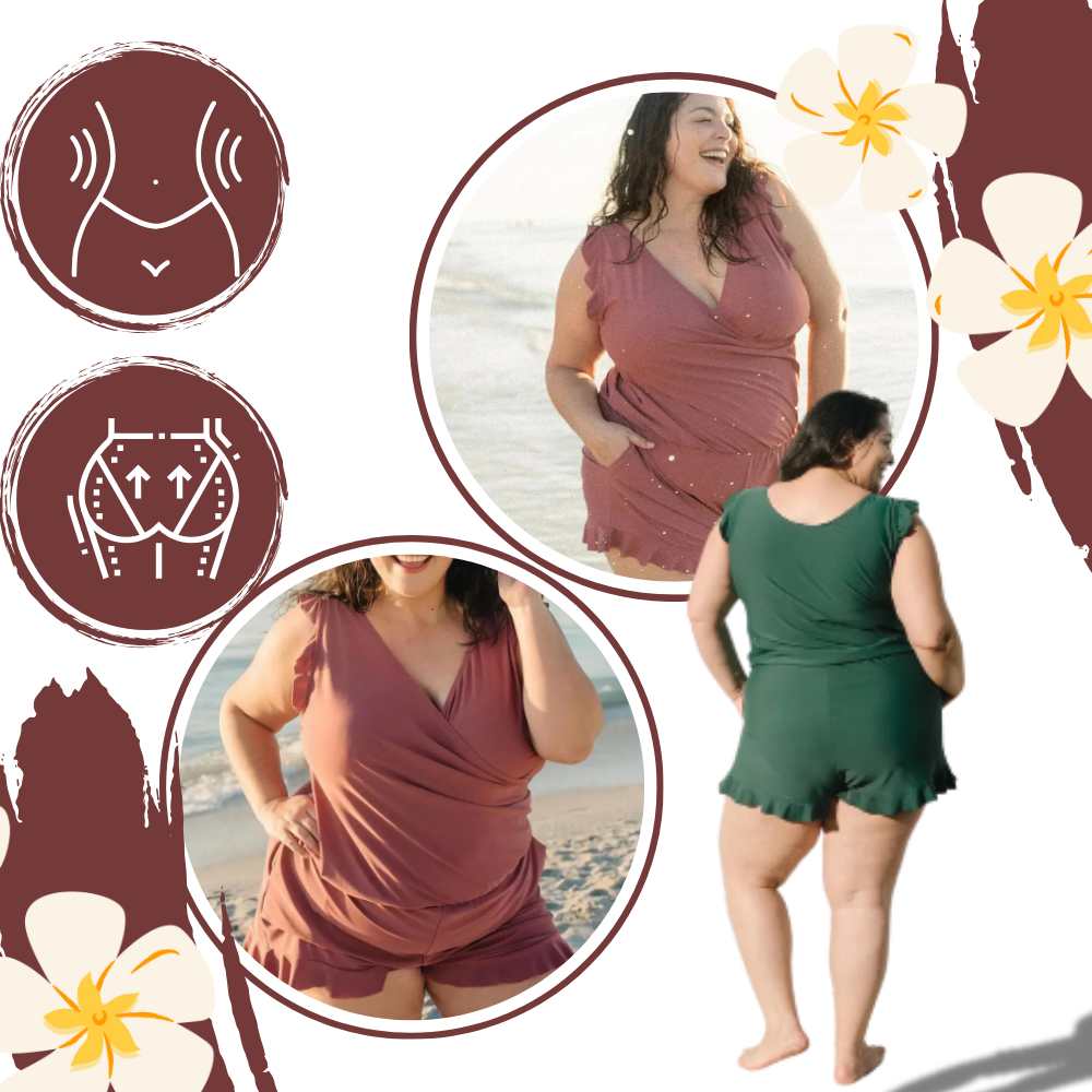 Robe de bain avec soutien-gorge intégré - Ozerty