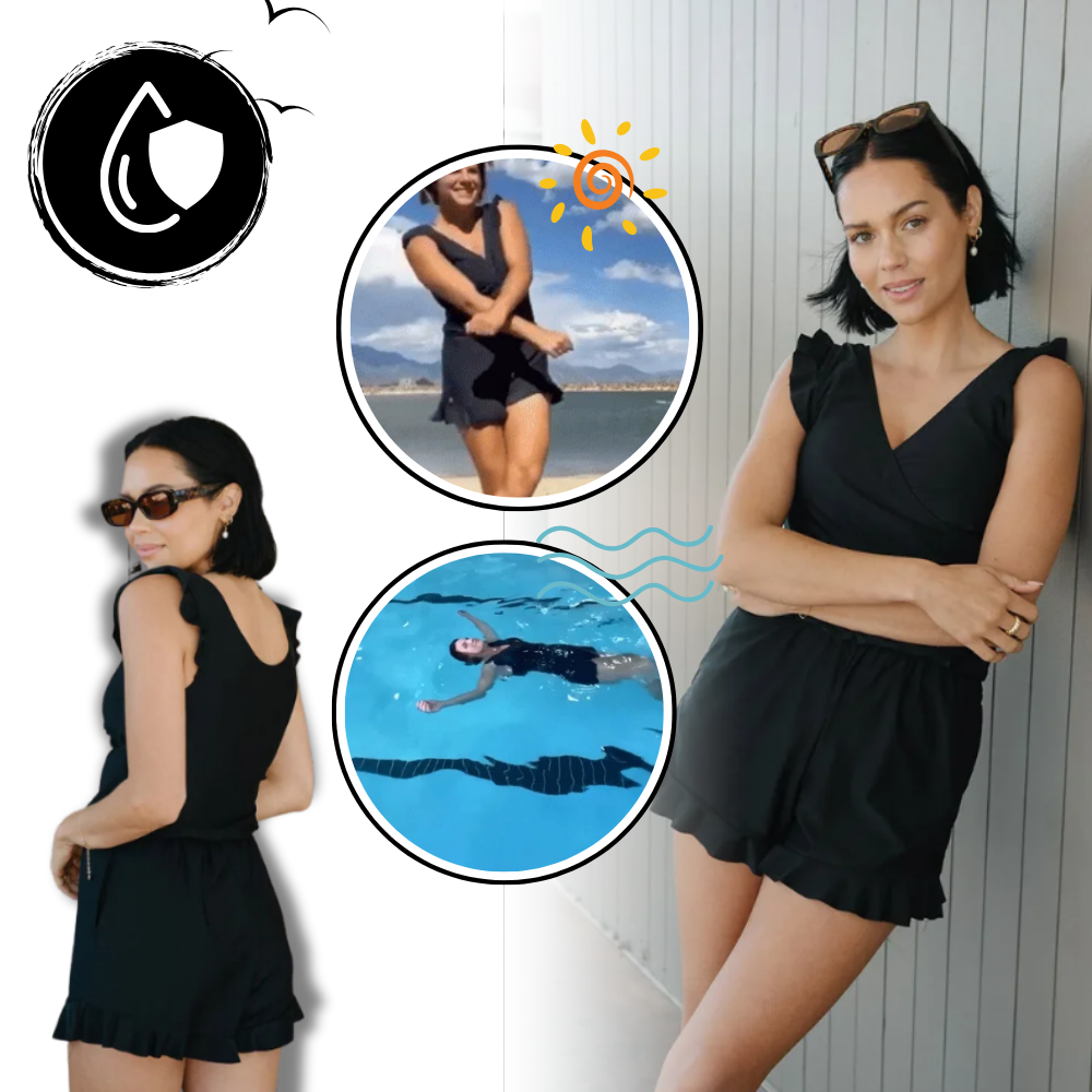 Robe de bain avec soutien-gorge intégré - Ozerty