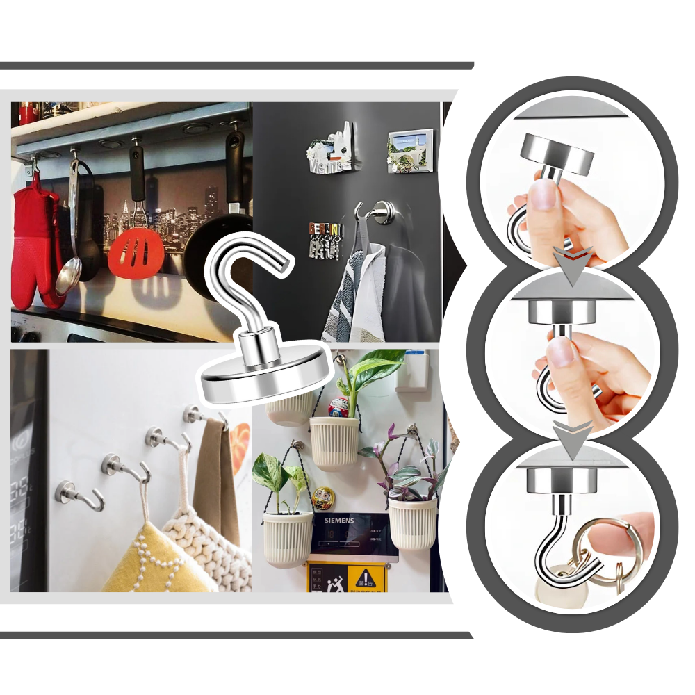 Crochets magnétiques pour cabine de croisière - Ozerty