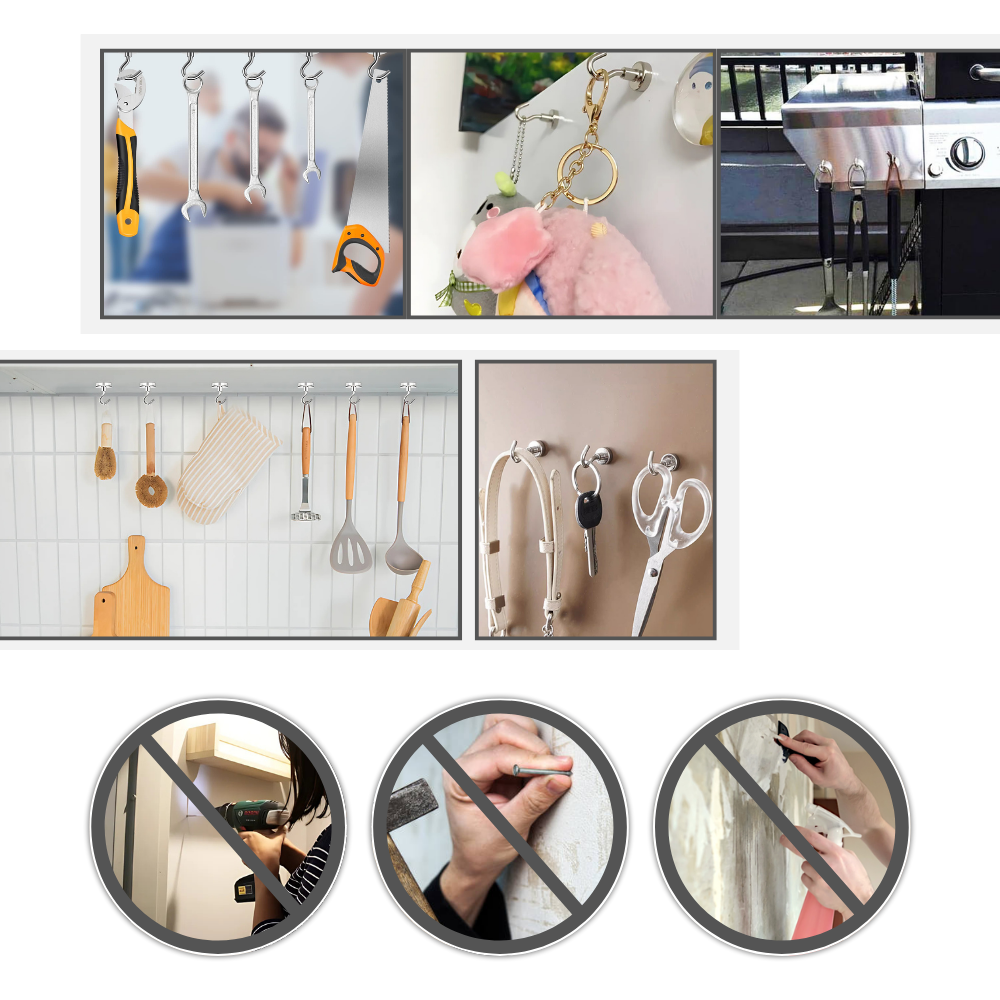 Crochets magnétiques pour cabine de croisière - Ozerty