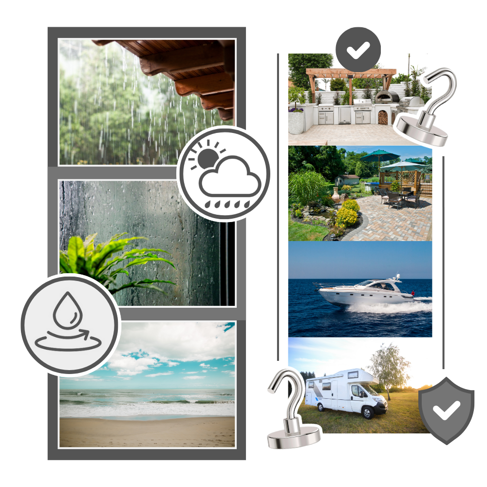 Crochets magnétiques pour cabine de croisière - Ozerty