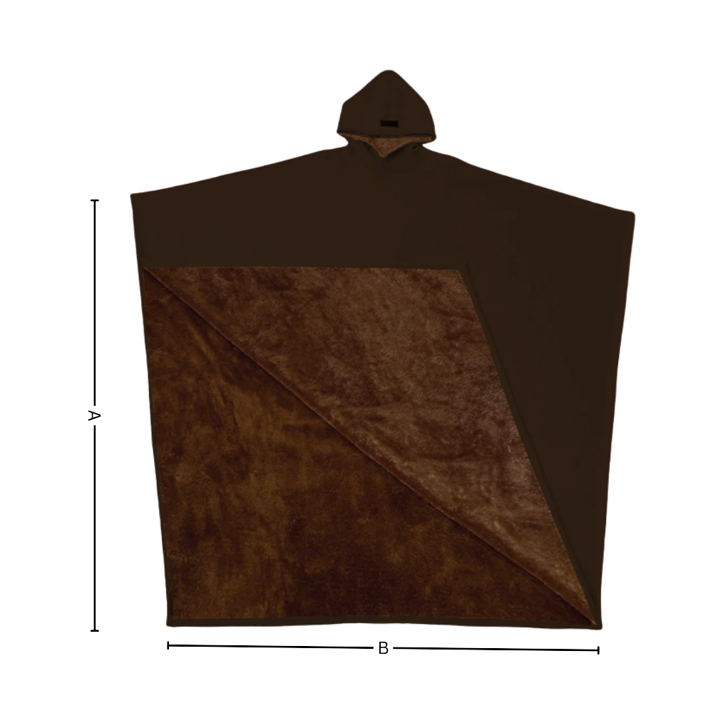 Cape couverture lestée à capuche - Ozerty