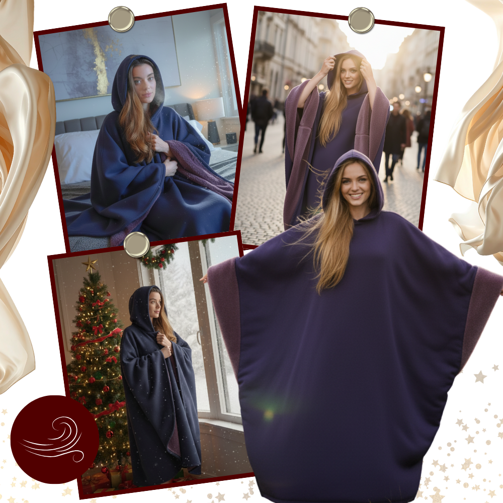 Cape couverture lestée à capuche - Ozerty