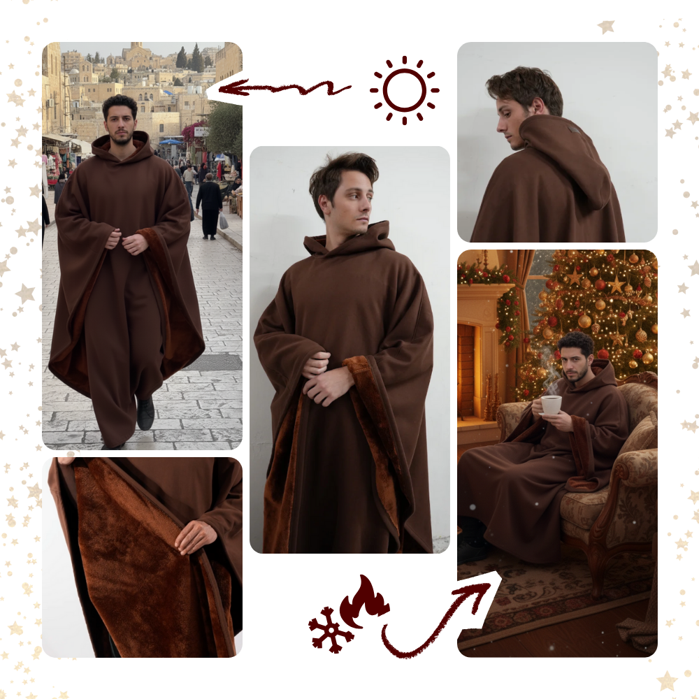 Cape couverture lestée à capuche - Ozerty