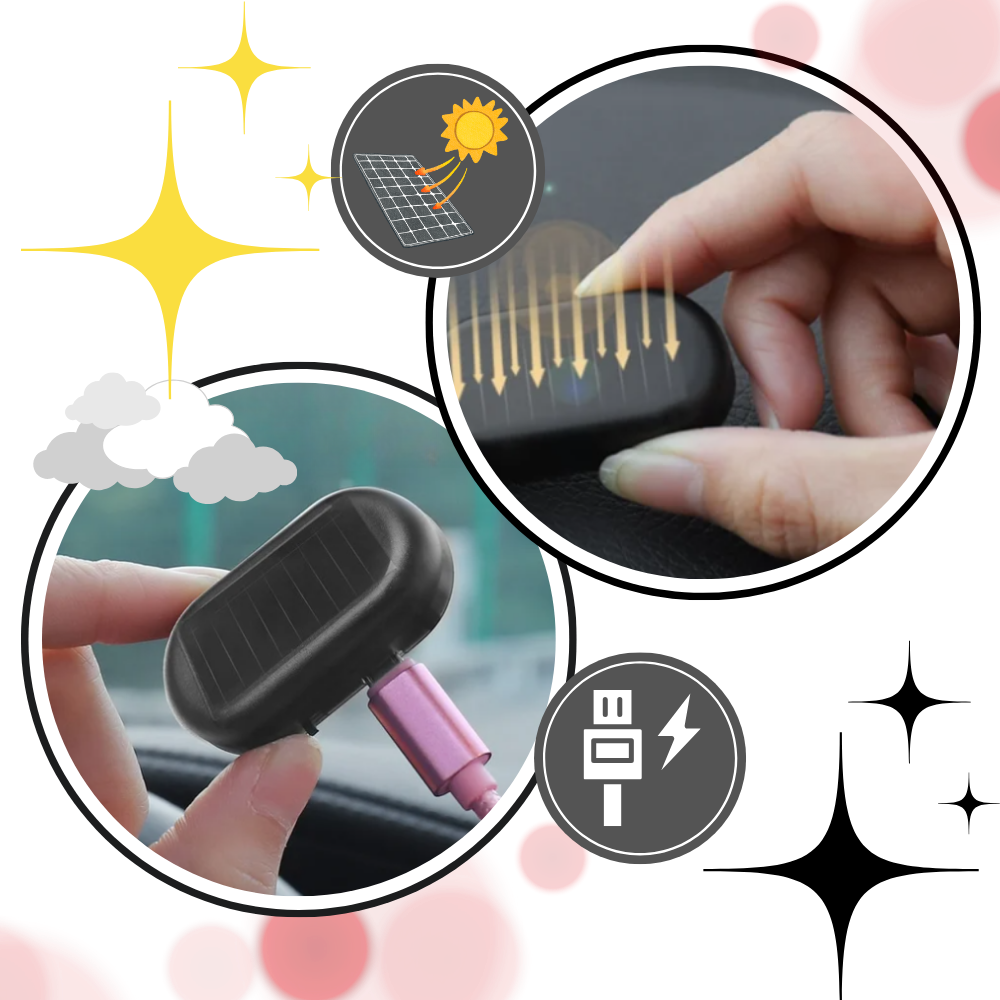 Lampe d'alarme solaire pour voiture
 - Ozerty