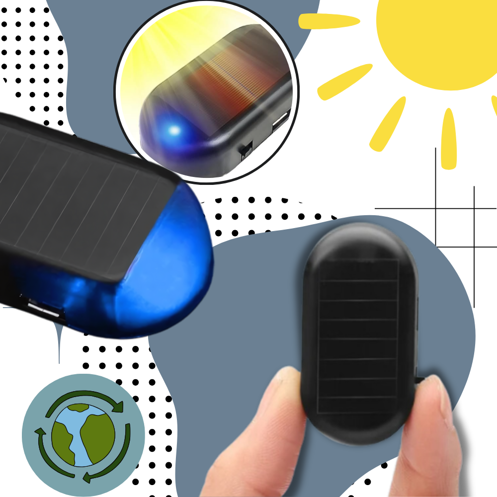 Lampe d'alarme solaire pour voiture
 - Ozerty