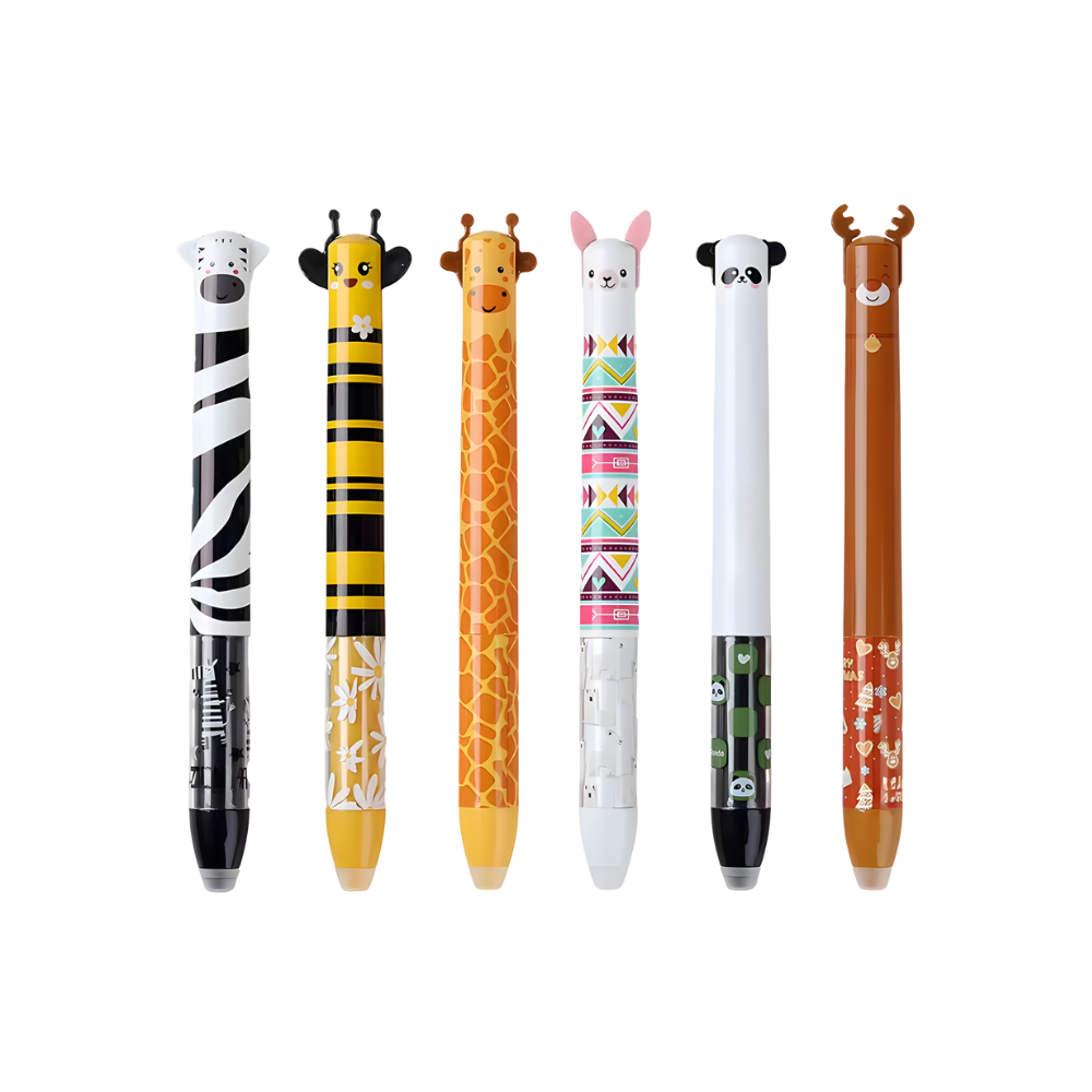 Stylos gel effaçable avec encre thermosensible -Pastel - Ozerty