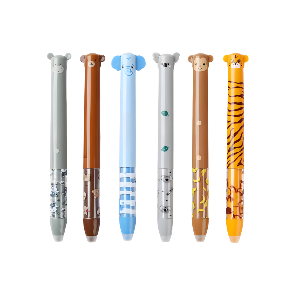 Stylos gel effaçable avec encre thermosensible -Safari - Ozerty