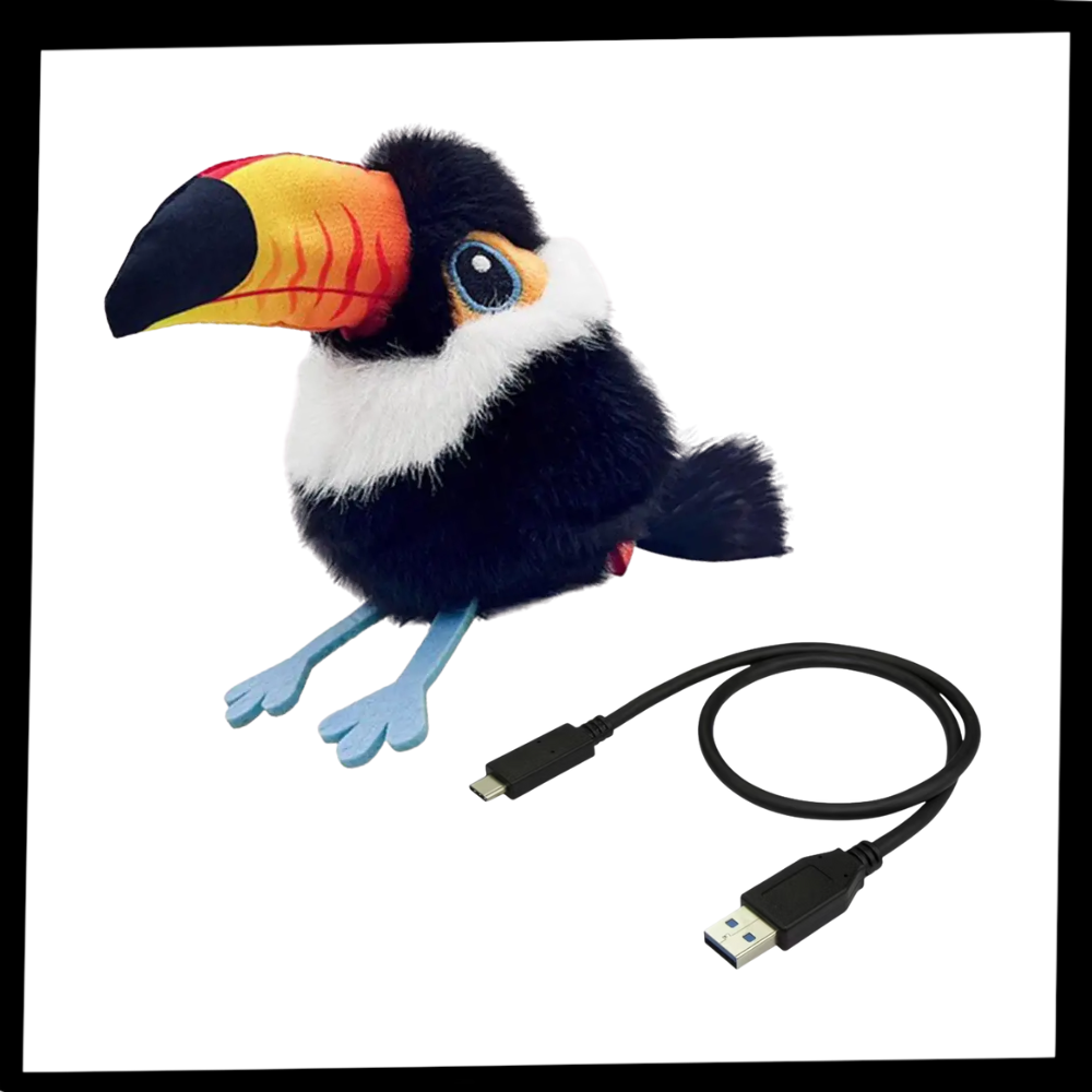 Jouet interactif oiseau pour chat - Ozerty