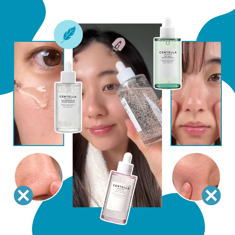 Gamme de sérum à la Centella en flacons-ampoules - Ozerty