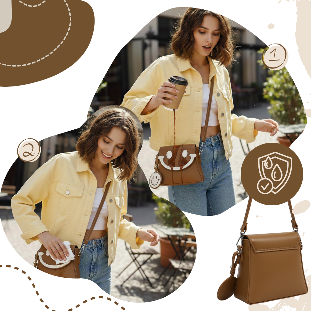 Mini sac à bandoulière Smiley - Ozerty