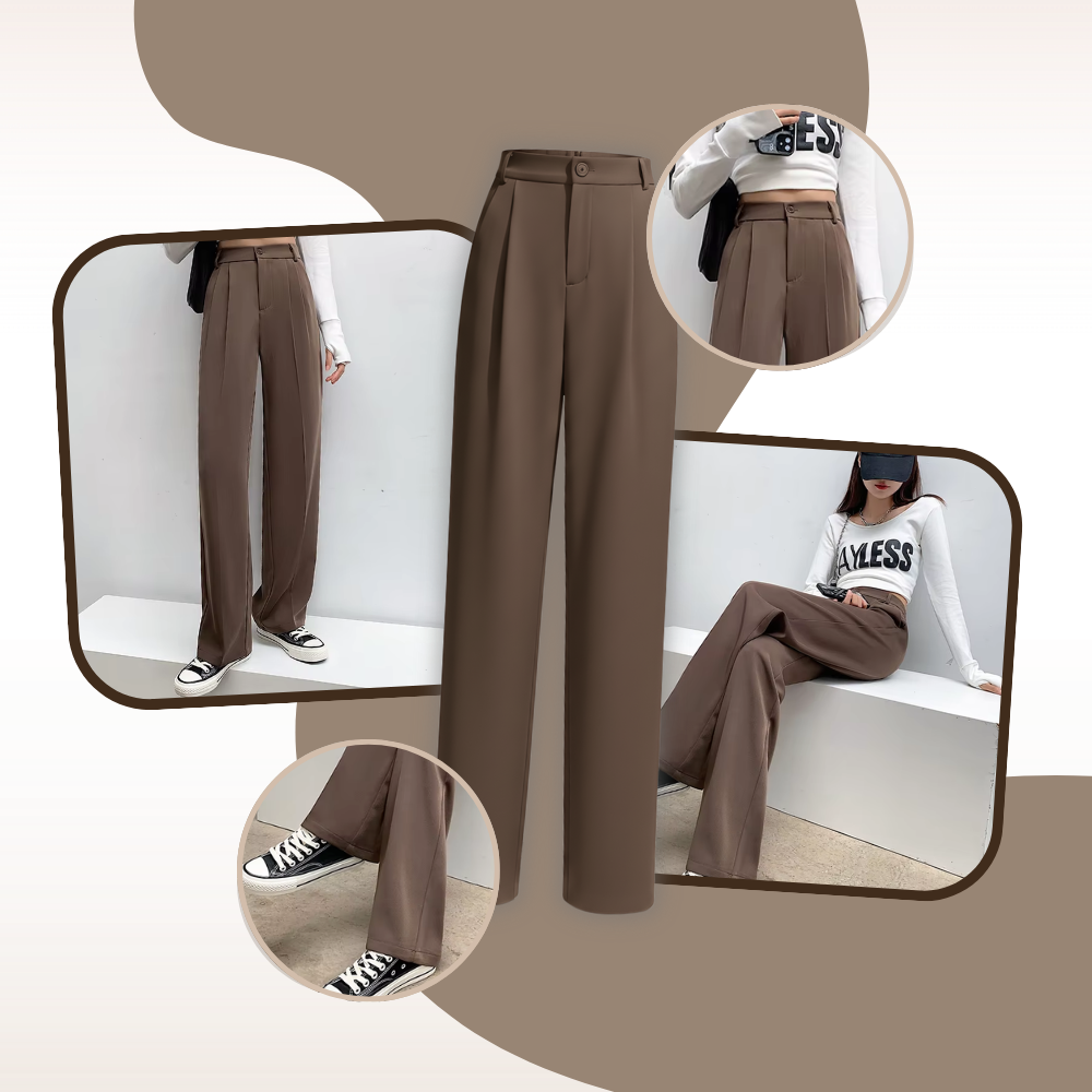 Pantalon chic à coupe large - Ozerty