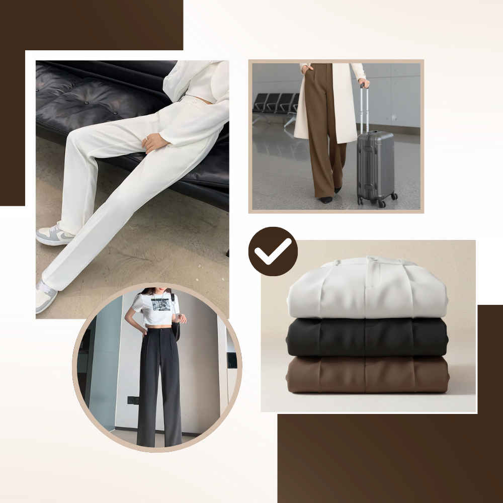 Pantalon chic à coupe large - Ozerty