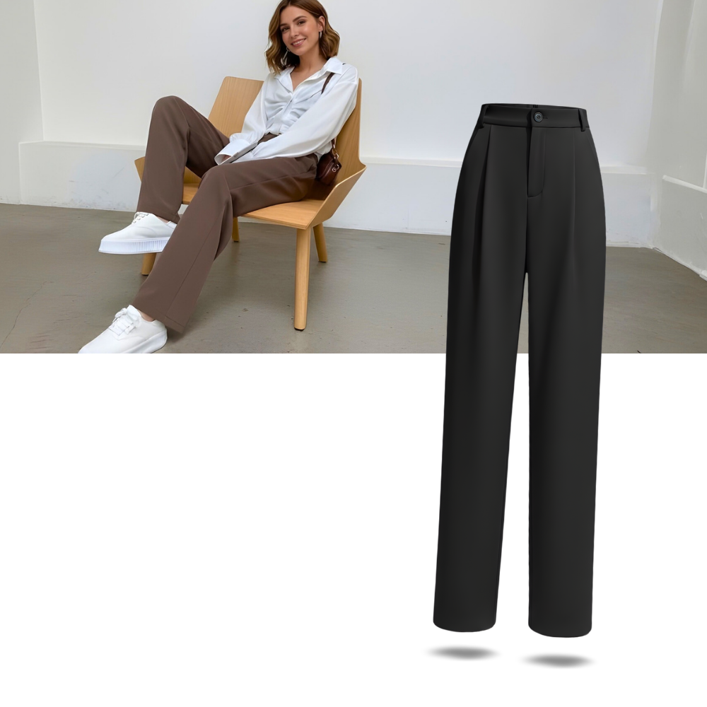 Pantalon chic à coupe large - Ozerty