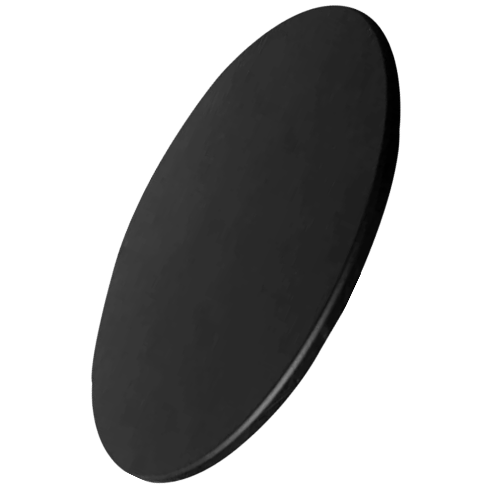 Nappe de table ronde -Noir - Ozerty