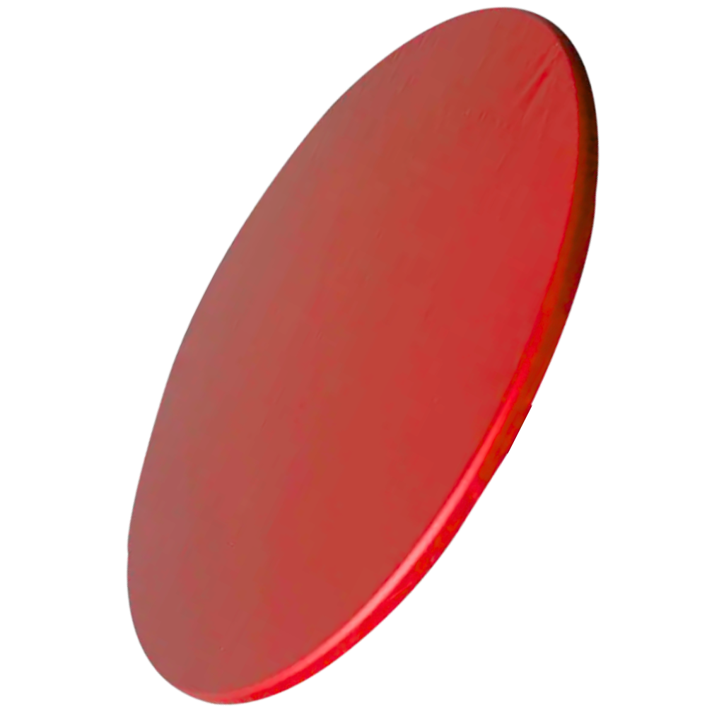 Nappe de table ronde -Rouge - Ozerty