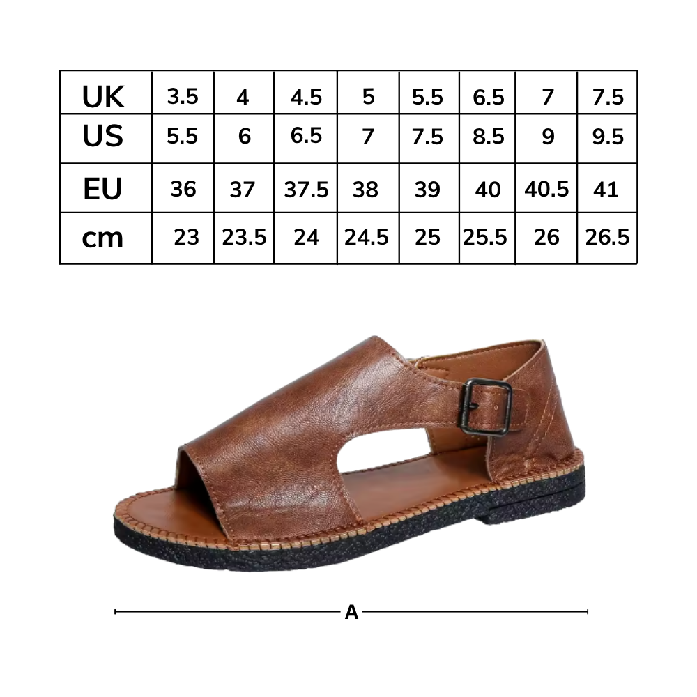 Sandales orthopédiques vintage chic - Ozerty