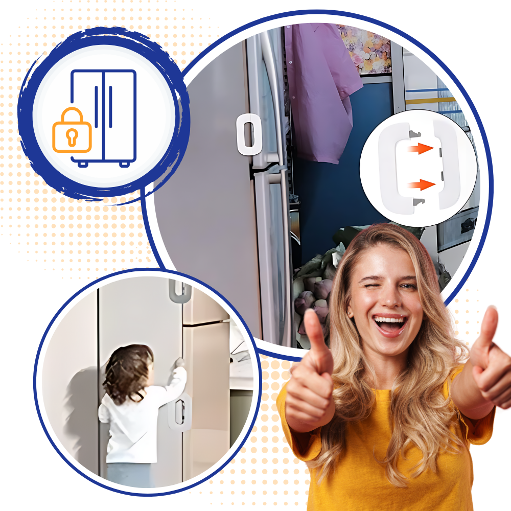 Verrou de sécurité de la porte du réfrigérateur pour enfant - Ozerty