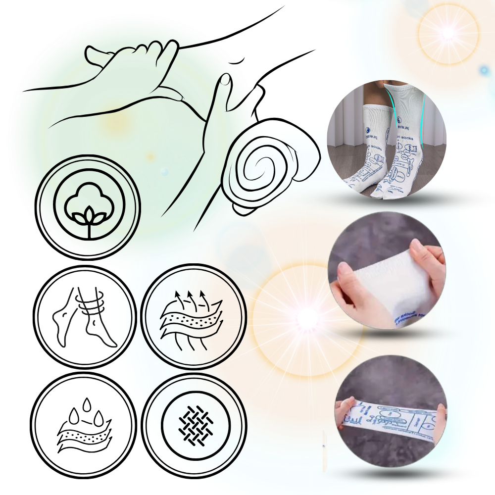 Chaussettes de réflexologie pour améliorer la circulation sanguine
- Ozerty