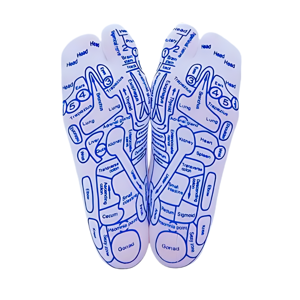 Chaussettes de réflexologie pour améliorer la circulation sanguine
 -HommeFemme - Ozerty