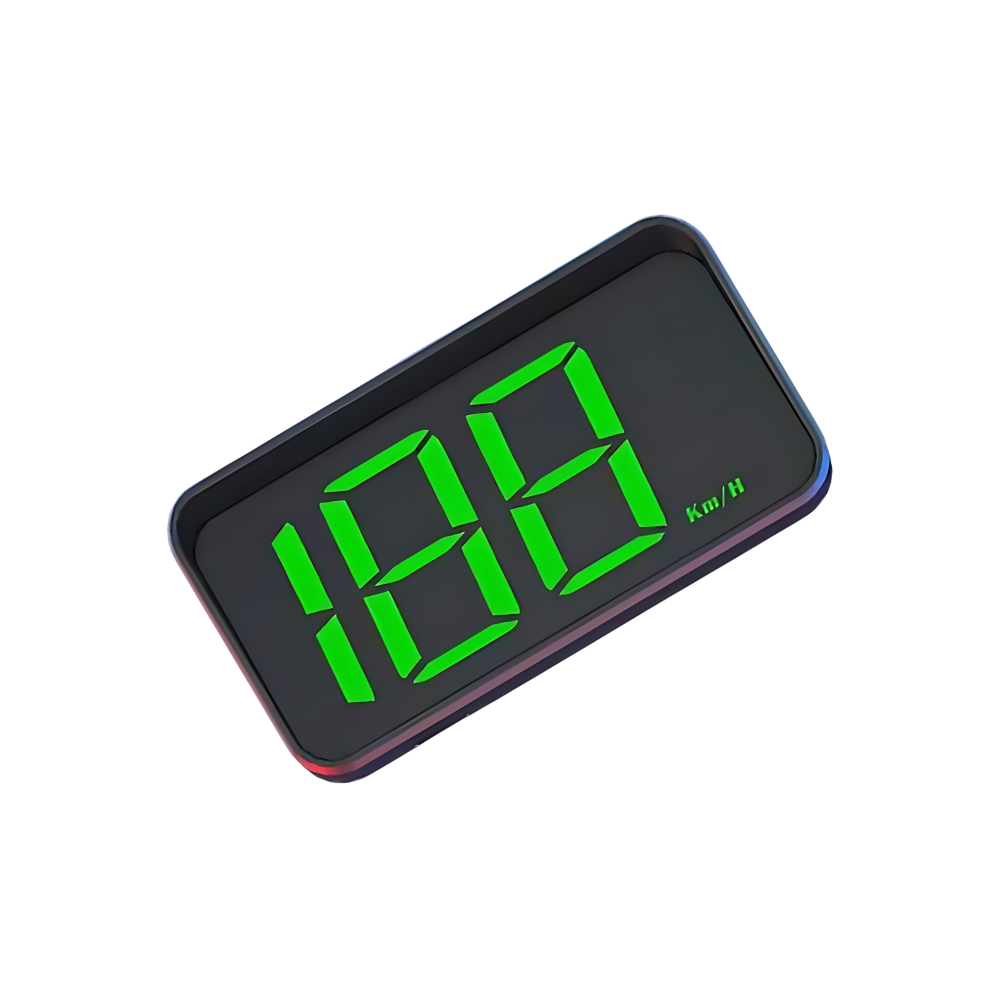 Affichage tête haute compteur de vitesse clair et intuitif -Feu vert - Ozerty
