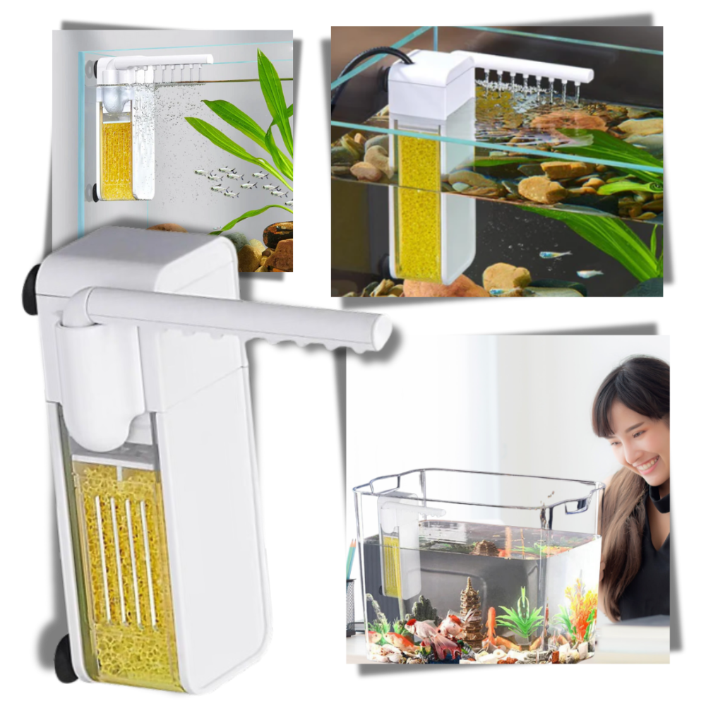Pompe à filtre pour aquarium anti-colmatage - Ozerty