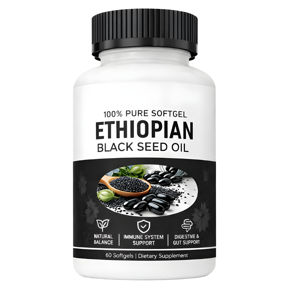 Capsules d'huile de graines de Nigelle pressées à froid - Ozerty