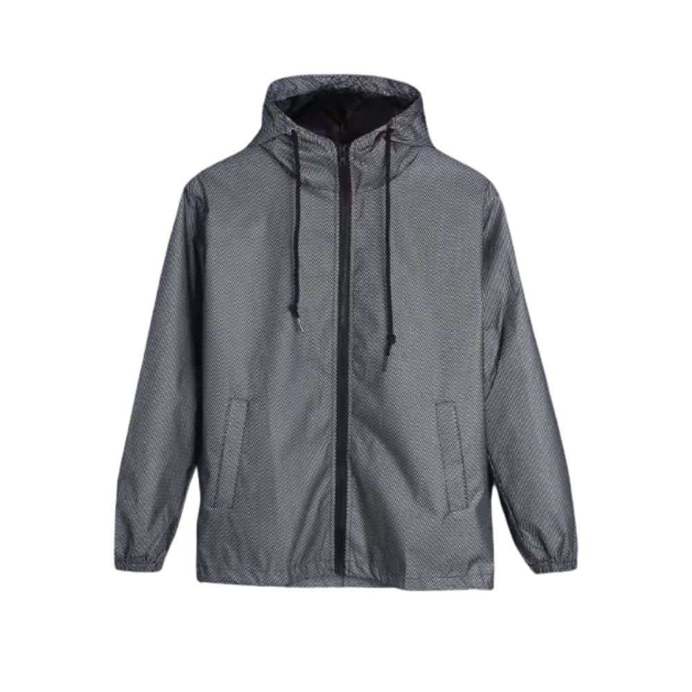 Veste coupe-vent à capuche effet iridescent -S - Ozerty