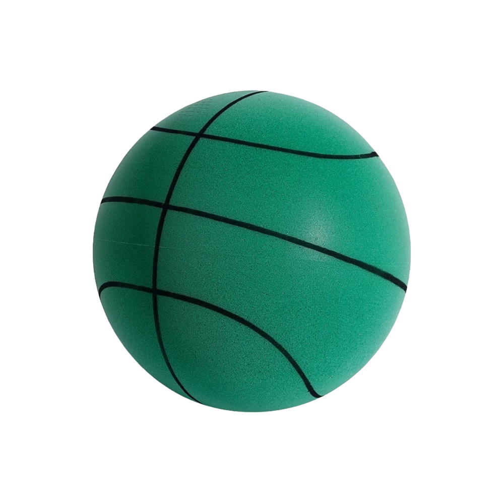 Ballon de basket silencieux, amusant et coloré
-Vert/18 cm - Ozerty