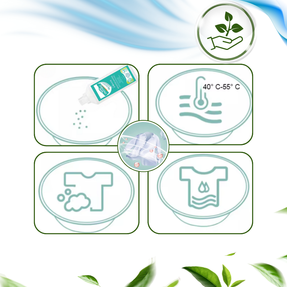 Solution de nettoyage à l'eau de Javel pour la protection des couleurs - Ozerty