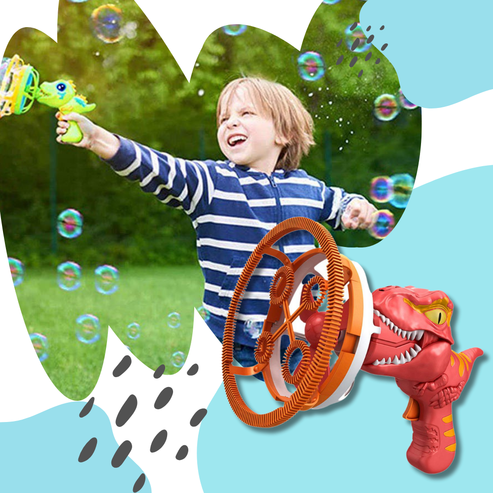 Machine à bulles colorées en forme de dinosaure
- Ozerty