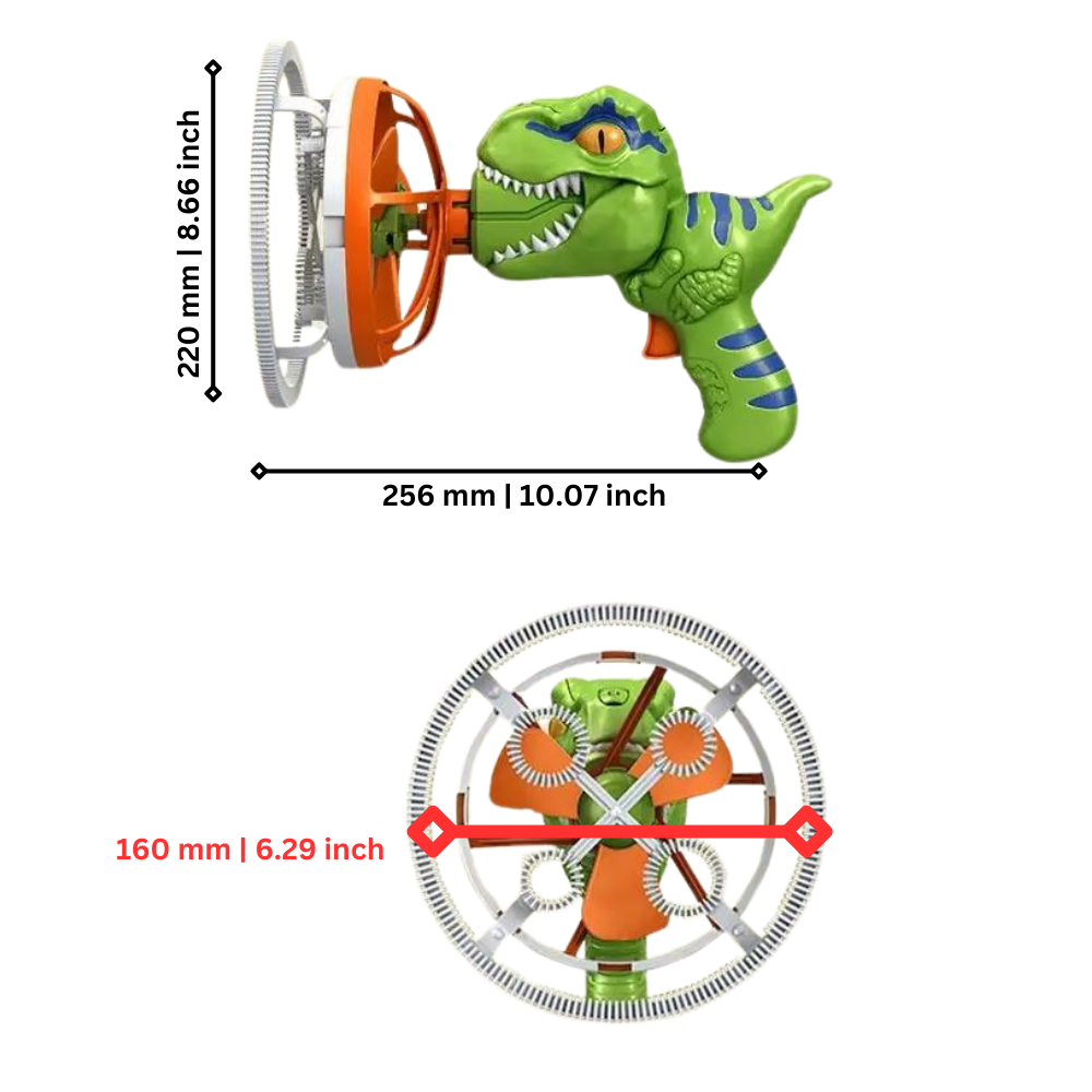 Machine à bulles colorées en forme de dinosaure
- Ozerty