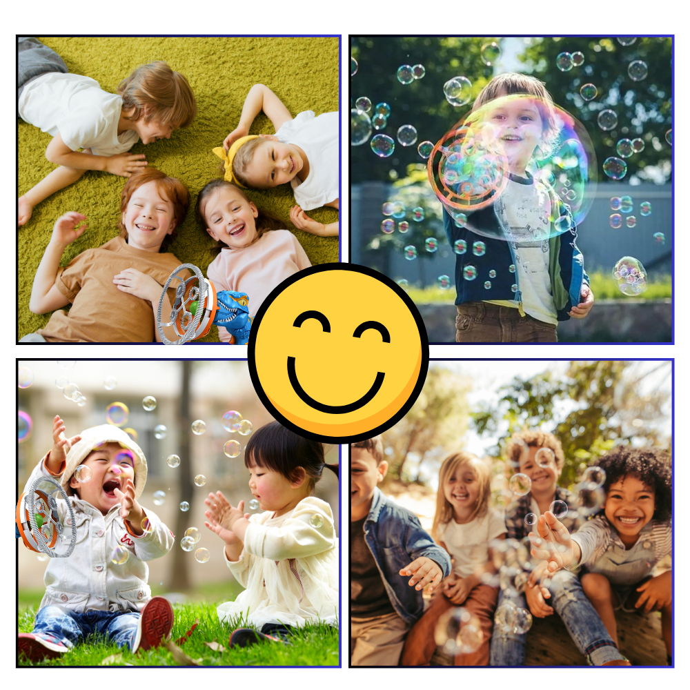 Machine à bulles colorées en forme de dinosaure
- Ozerty