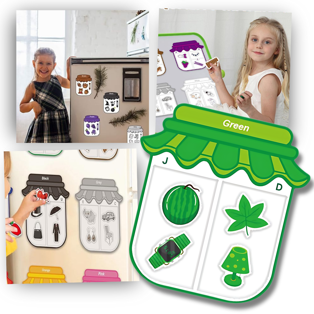 Magnets éducatifs colorés
 - Ozerty