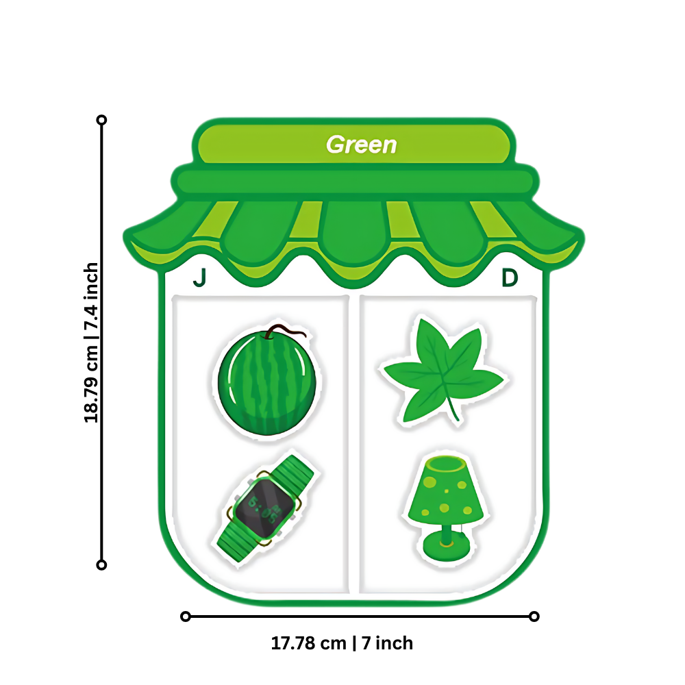 Magnets éducatifs colorés
 - Ozerty