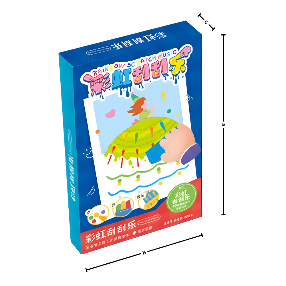 Kit peinture à pois et raclette pour enfants - Ozerty